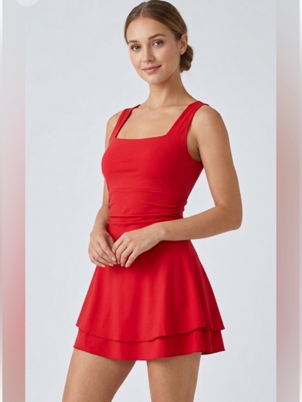 Kaximil Red Fit-and-Flare Dress